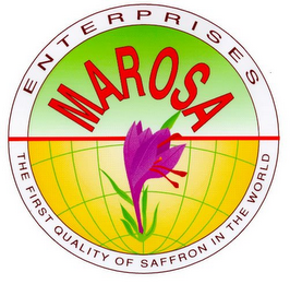 ENTERPRISES THE FIRST QUALITY OF SAFFRON IN THE WORLD logo