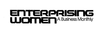 ENTERPRISING WOMEN A BUSINESS MONTHLY logo