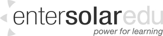 ENTERSOLAREDU POWER FOR LEARNING logo