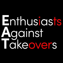 ENTHUSIASTS AGAINST TAKEOVERS logo