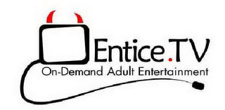 ENTICE.TV ON-DEMAND ADULT ENTERTAINMENT logo