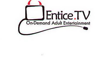 ENTICE.TV ON·DEMAND ADULT ENTERTAINMENT logo