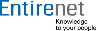 ENTIRENET KNOWLEDGE TO YOUR PEOPLE logo