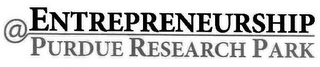 ENTREPRENEURSHIP @ PURDUE RESEARCH PARK logo
