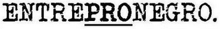 ENTREPRONEGRO. logo