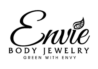 ENVIE BODY JEWELRY GREEN WITH ENVY logo