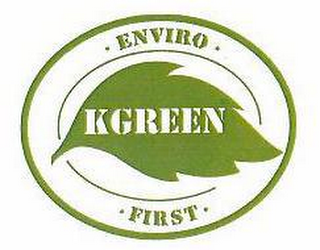 · ENVIRO · KGREEN · FIRST · logo