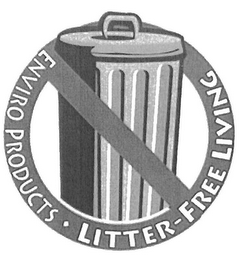 ENVIRO PRODUCTS LITTER FREE LIVING logo