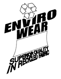 ENVIRO WEAR SUPERIOR QUALITY IN RECYCLED FABRIC logo