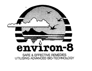 ENVIRON-8 SAFE & EFFECTIVE REMEDIES UTILISING ADVANCED BIO-TECHNOLOGY logo