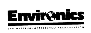 ENVIRONICS ENGINEERING GEOSCIENCES REMEDIATION logo