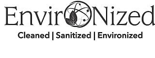 ENVIRONIZED CLEANED SANITIZED ENVIRONIZED logo