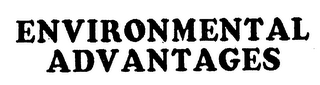 ENVIRONMENTAL ADVANTAGES logo