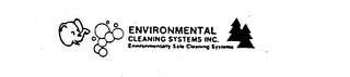 ENVIRONMENTAL CLEANING SYSTEMS INC. ENVIRONMENTALLY SAFE CLEANING SYSTEMS logo