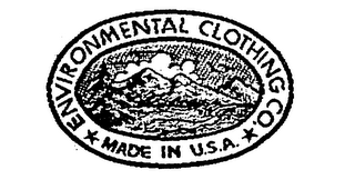 ENVIRONMENTAL CLOTHING CO. MADE IN U.S.A. logo