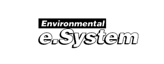 ENVIRONMENTAL E.SYSTEM logo