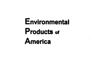 ENVIRONMENTAL PRODUCTS OF AMERICA logo