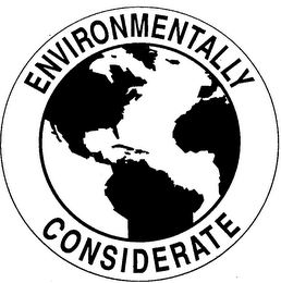 ENVIRONMENTALLY CONSIDERATE logo