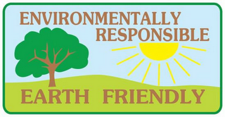 ENVIRONMENTALLY RESPONSIBLE EARTH FRIENDLY logo