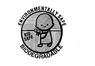 ENVIRONMENTALLY SAFE KID SAFE BIODEGRADABLE logo