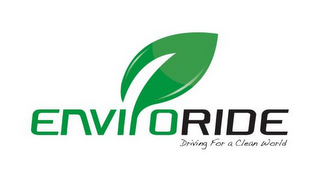 ENVIRORIDE DRIVING FOR A CLEAN WORLD logo