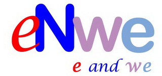 ENWE E AND WE logo