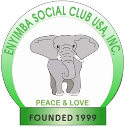 ENYIMBA SOCIAL CLUB USA, INC. PEACE & LOVE FOUNDED 1999 logo