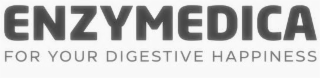 ENZYMEDICA FOR YOUR DIGESTIVE HAPPINESS logo
