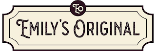 EO EMILY'S ORIGINAL logo