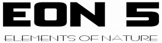 EON 5 ELEMENTS OF NATURE logo