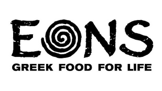 EONS GREEK FOOD FOR LIFE logo