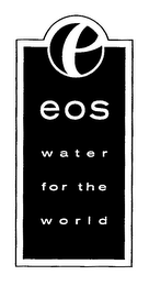 EOS WATER FOR THE WORLD logo