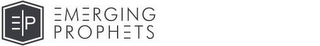 EP EMERGING PROPHETS logo
