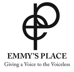 EP EMMY'S PLACE GIVING A VOICE TO THE VOICELESS logo