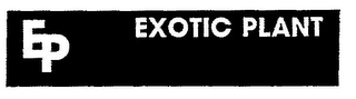 EP EXOTIC PLANT logo