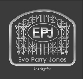 EP-J EVE PARRY-JONES LOS ANGELES logo