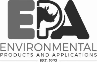 EPA ENVIRONMENTAL PRODUCTS AND APPLICATIONS EST. 1993 logo