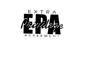 EPA EXTRA PRIVILEGE AGREEMENT logo