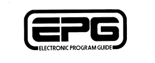 EPG ELECTRONIC PROGRAM GUIDE logo