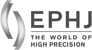 EPHJ THE WORLD OF HIGH PRECISION logo