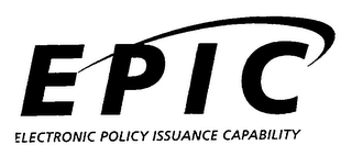 EPIC ELECTRONIC POLICY ISSUANCE CAPABILITY logo
