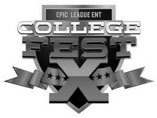 EPIC LEAGUE ENT COLLEGE FEST X logo