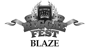 EPIC LEAGUE ENT REGGAE FEST BLAZE logo