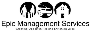 EPIC MANAGEMENT SERVICE CREATING OPPORTUNITIES AND ENRICHING LIVES logo