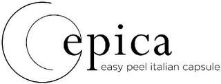 EPICA EASY PEEL ITALIAN CAPSULE logo