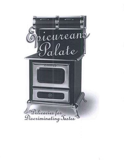 EPICUREAN'S PALATE "DELICACIES FOR DISCRIMINATING TASTES" logo