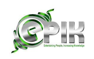 EPIK ENTERTAINING PEOPLE, INCREASING KNOWLEDGE logo