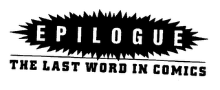 EPILOGUE THE LAST WORD IN COMICS logo