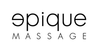EPIQUE MASSAGE logo