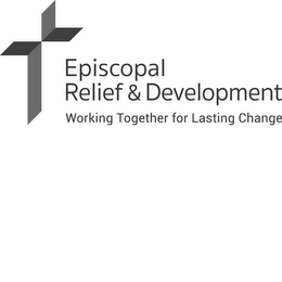 EPISCOPAL RELIEF & DEVELOPMENT WORKING TOGETHER FOR LASTING CHANGE logo